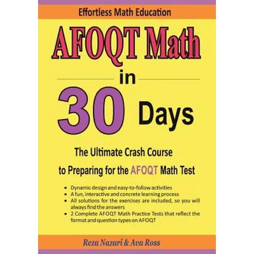 AFOQT Math in 30 Days: The Ultimate Crash Course to Preparing for the AFOQT Math Test