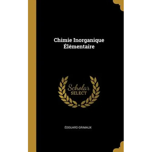 Chimie Inorganique Élémentaire