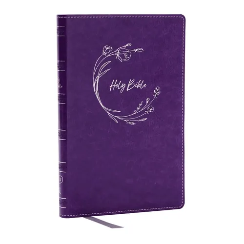 KJV Holy Bible: Ultra Thinline, Purple Leathersoft, Red Letter, Comfort Print: King James Version