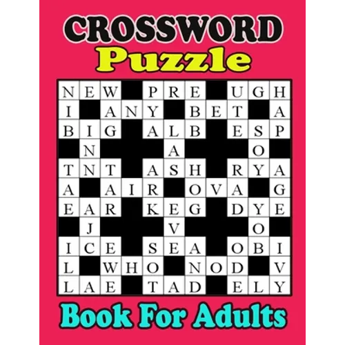 Crossword Puzzle Book For Adults