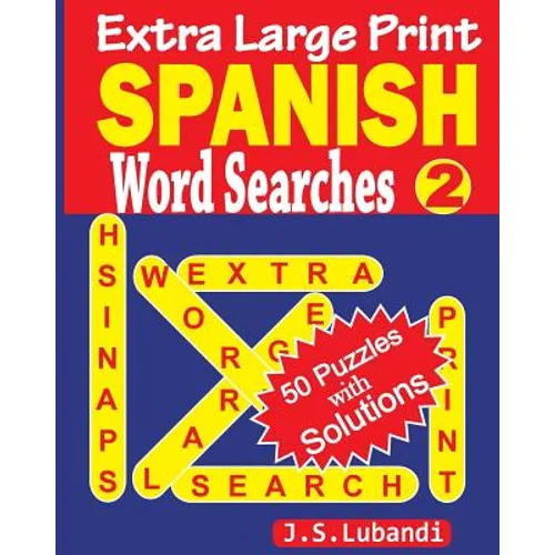 Extra Large Print SPANISH Word Searches 2
