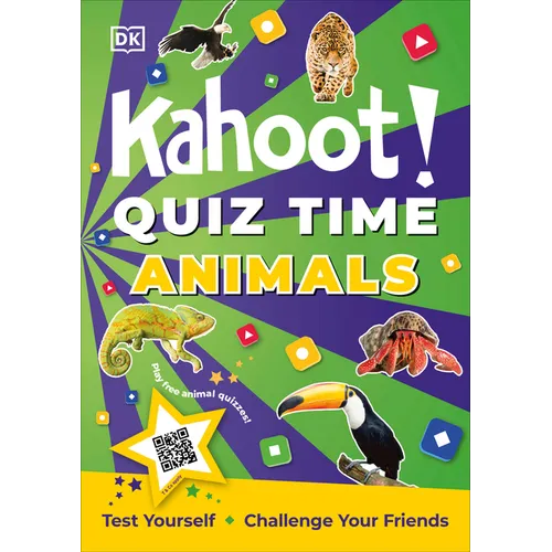 Kahoot! Quiz Time Animals: 250 Trivia Questions (with Qr Codes Inside for 150 Interactive Bonus Questions) - Educational Kids Quiz Book
