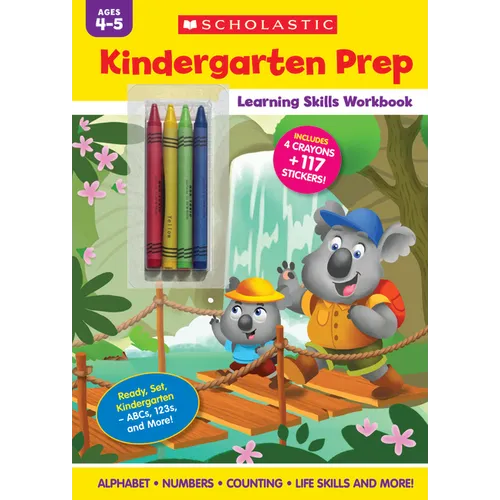 Kindergarten Prep Learning Skills Workbook