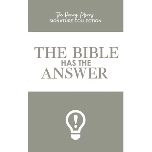 The Bible Has the Answer