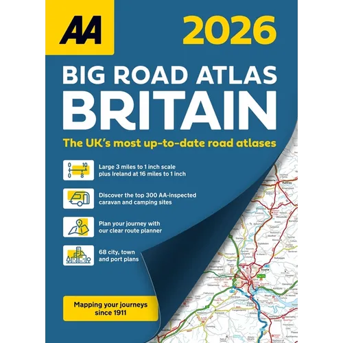 AA Big Road Atlas Britain 2026 Spiral - Spiral