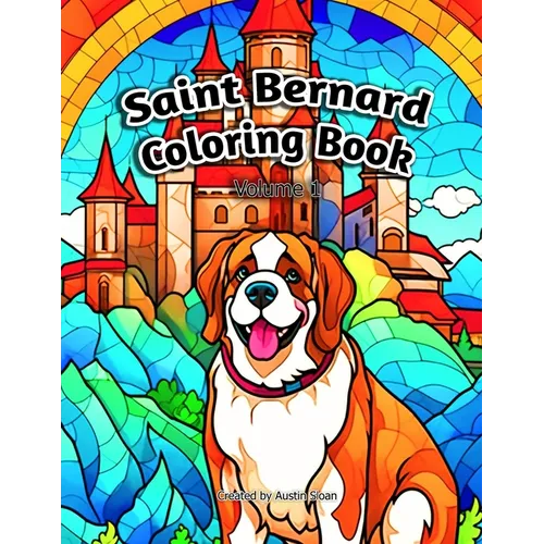 Saint Bernard Coloring Book: Volume 1