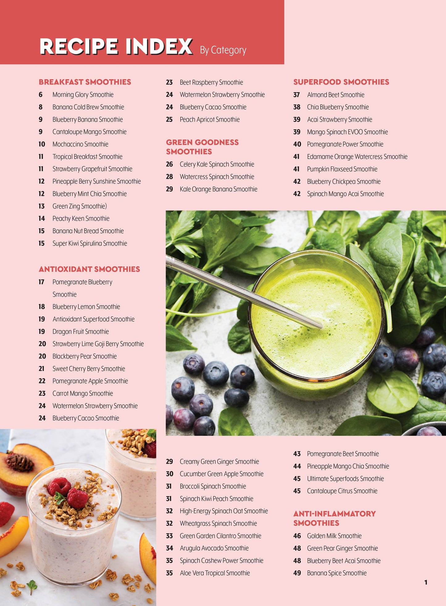 Smoothies - 117 Recipes Under 350 Calories: Sip Your Way To A Slimmer You! Vitamins, Minerals, Antioxidants, Nutritional Benefits & Gut Friendly Smoothies For Health, Energy, Weight Loss & More!