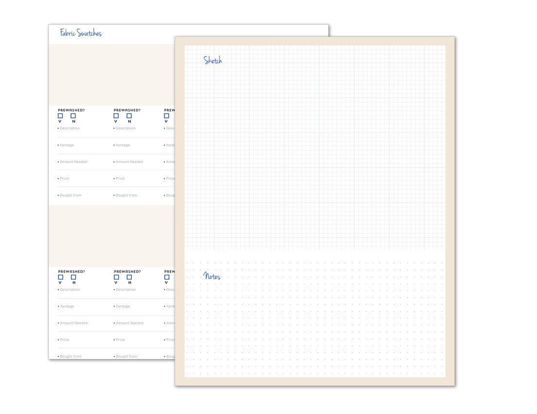 Quilter’s Project Planner