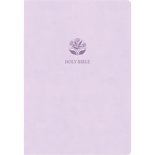 KJV Large Print Compact Reference Bible, Lavender Leathertouch
