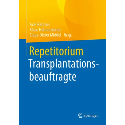 Repetitorium Transplantationsbeauftragte