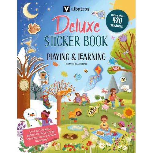 Playing and Learning. Deluxe Sticker Book