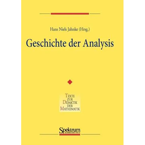 Geschichte Der Analysis