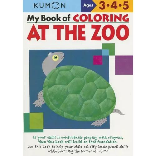 Kumon My Book of Coloring at the Zoo