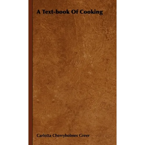 A Text-Book of Cooking