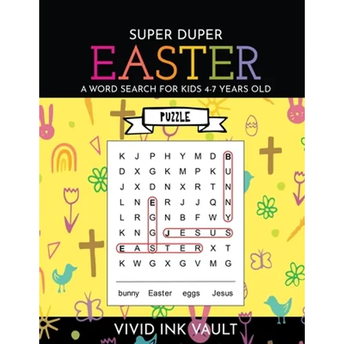 SUPER DUPER Easter - A Word Search for Kids 4-7 Years Old