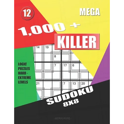 1,000 + Mega sudoku killer 8x8: Logic puzzles hard - extreme levels