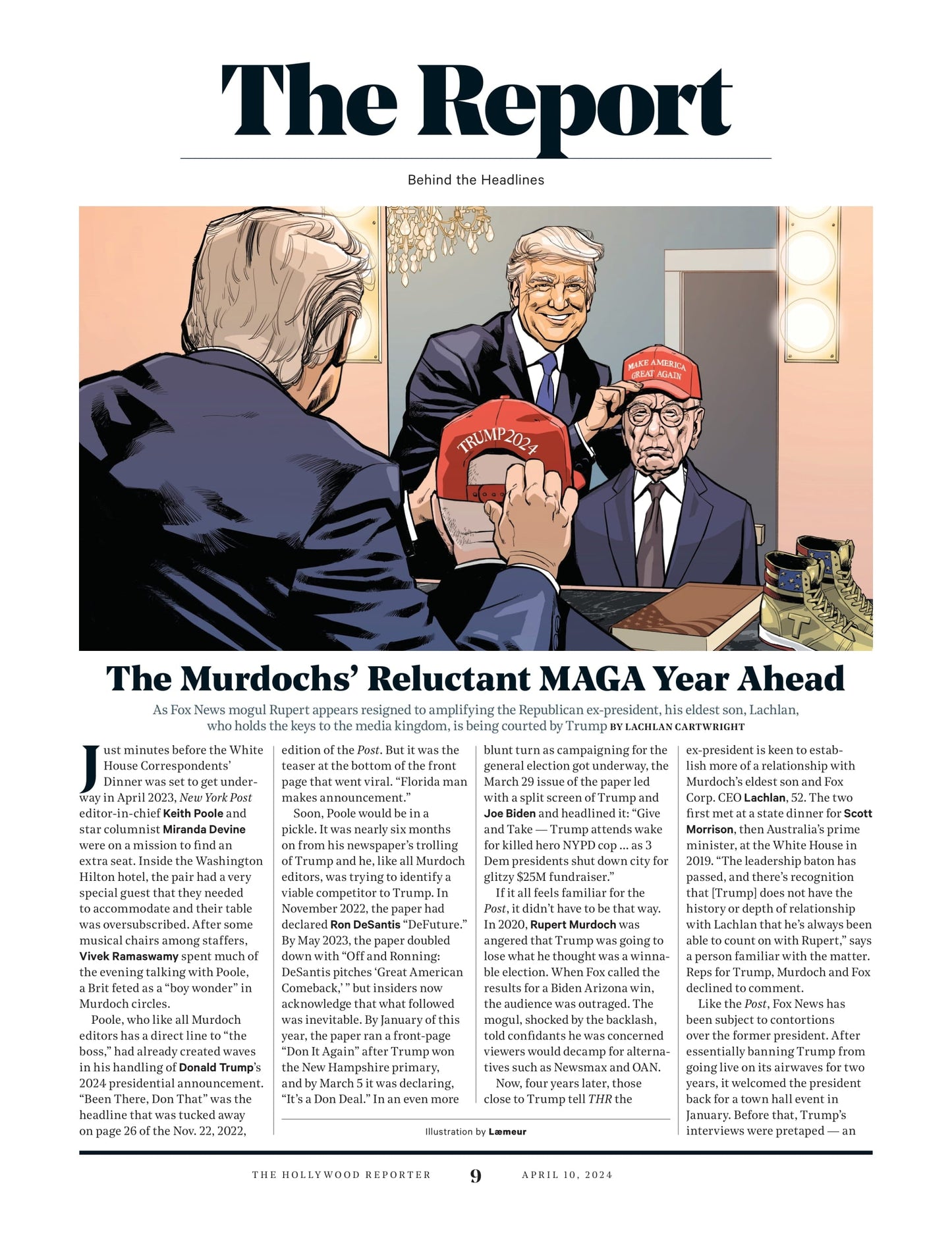 The Hollywood Reporter - 24.04.10 Edition: Easy Rider; Reacher's Alan Ritchson Candid On Mental Health Struggles, Trauma & Christianity, Amy Winehouse Biopic Back To Black, Ed Ruscha Takes L.A. & More