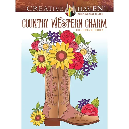 Creative Haven Country Western Charm Coloring Book