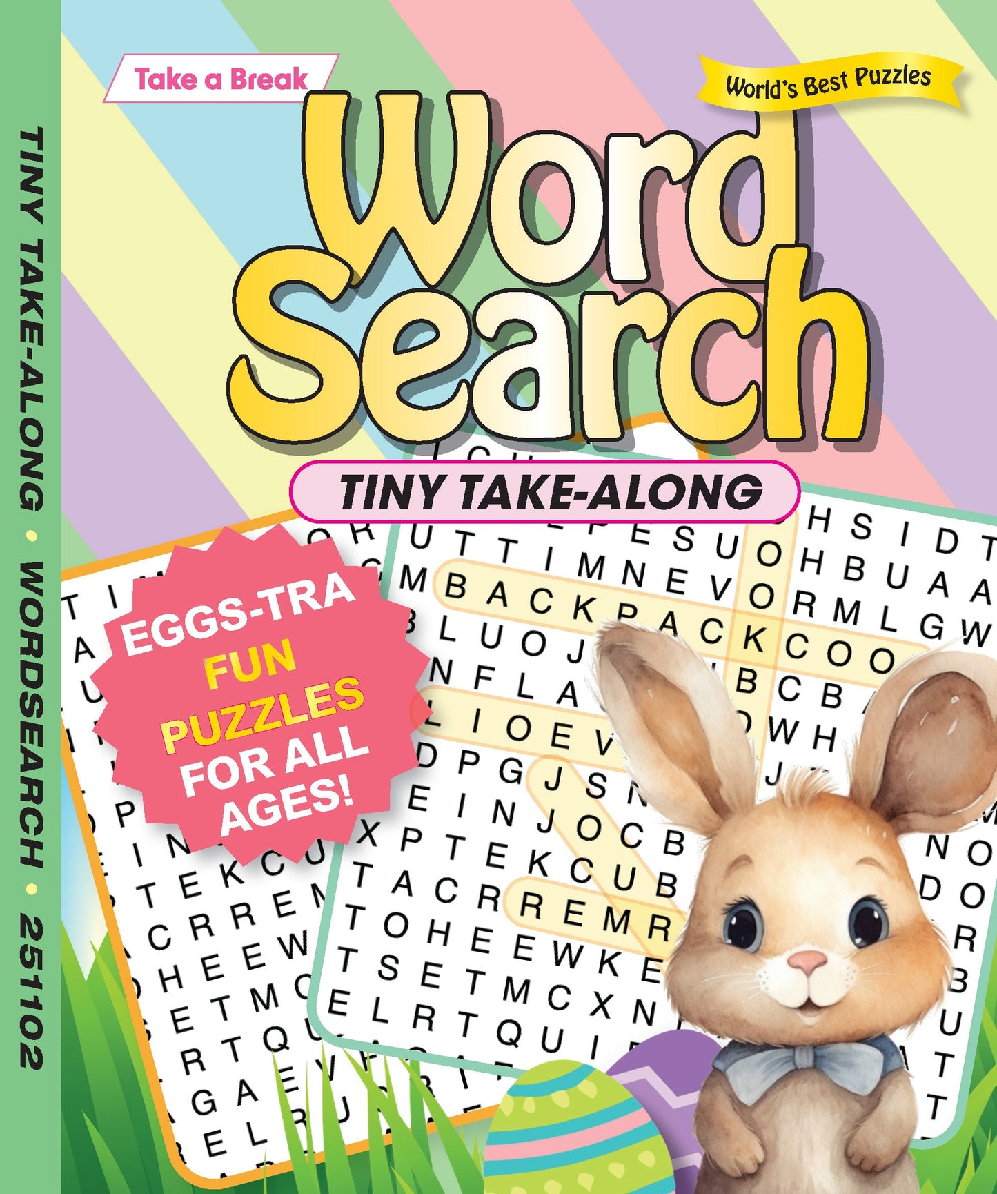Take a Break- Tiny Take Along 25.03.07: Eggs-Tra Fun Puzzles For All Ages, Easter & Spring Themed Puzzles! Take Anywhere To Relax, Unwind, Unplug, Sharpen Your Mind & More!