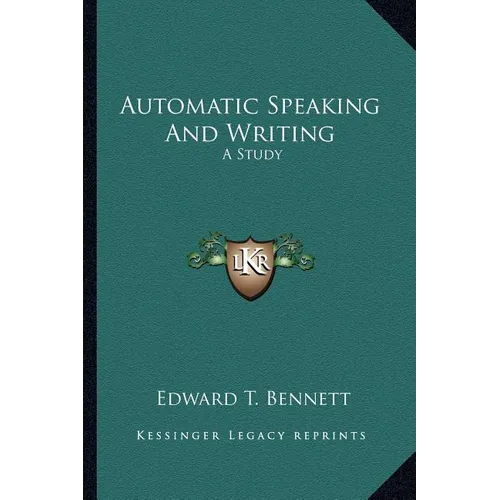 Automatic Speaking And Writing: A Study