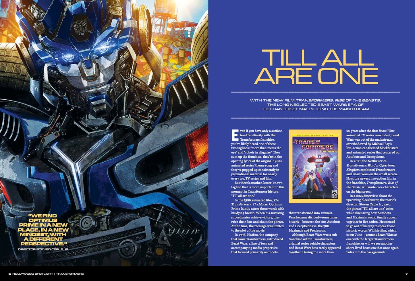Hollywood Spotlight - The Ultimate Guide to Transformers:  All about The Rise of the Beasts and First Looks at the New Movie!