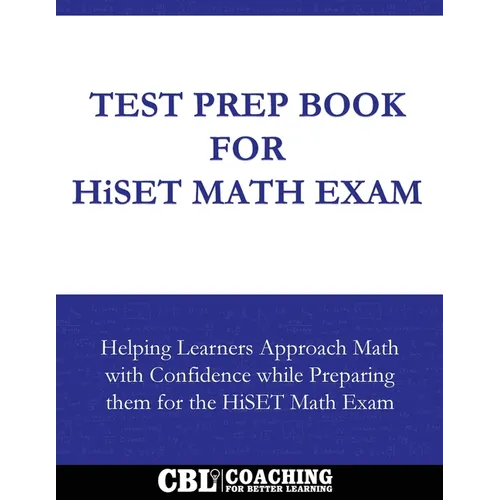 Test Prep Book For HiSET Math Exam