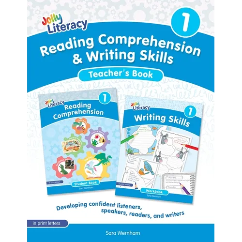 Reading Comprehension & Writing Skills Teacher's Book 1: In Print Letters (American English Edition)
