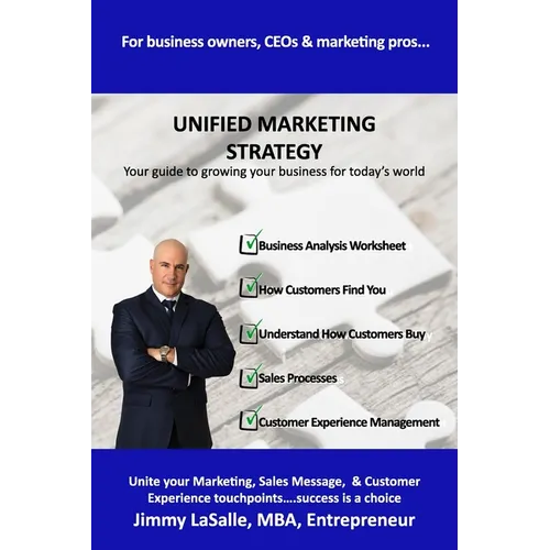 Unified Marketing Strategy: Unite your Marketing, Advertising, Sales Messaging and Customer Experience Touchpoints.