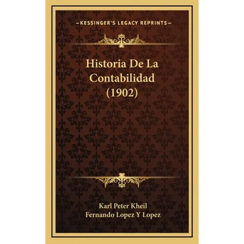 Historia De La Contabilidad (1902)