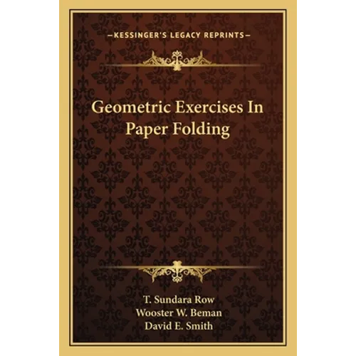 Geometric Exercises In Paper Folding