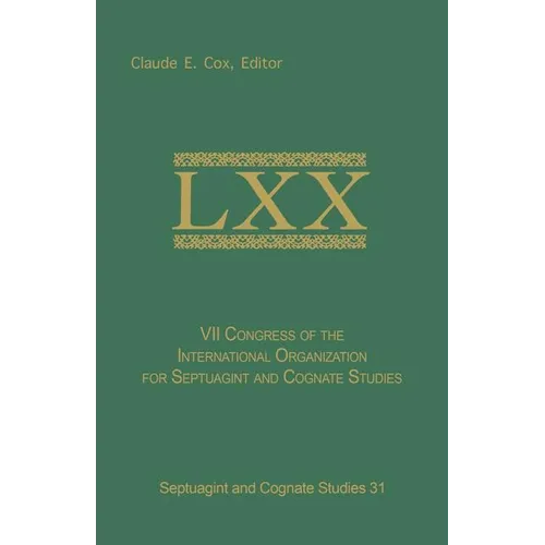 VII Congress of the International Organization for Septuagint and Cognate Studies