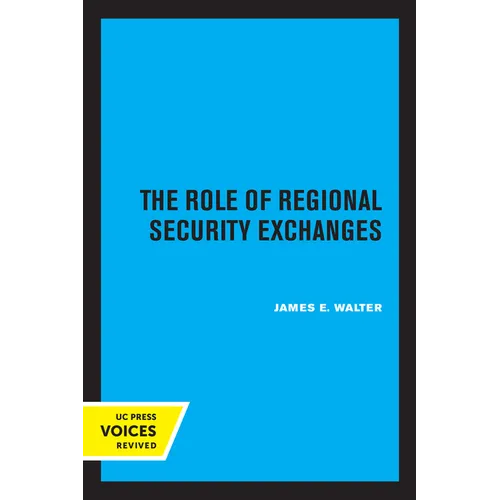 The Role of Regional Security Exchanges