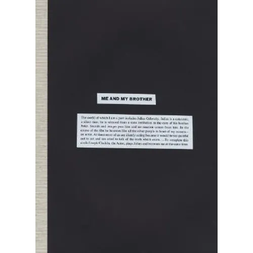 Robert Frank: Me and My Brother [With DVD]
