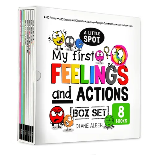 A Little Spot My First (Toddler, Preschool and Kindergarten) Feelings and Actions Box Set (ABCs of Feelings, ABCs of Kindness, ABCs of Peaceful, ABCs