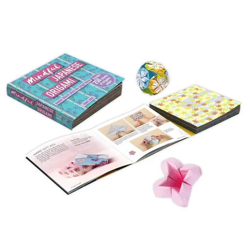 Mindful Japanese Origami: Paper Block Plus 64-Page Book