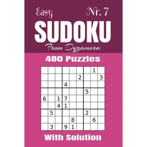 Easy Sudoku Nr.7: 480 puzzles with solution