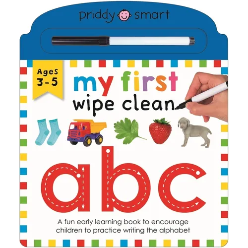 ABC (My First Wipe Clean): A Fun Early-Learning Book for Kids to Practice Their Pen Control Skills