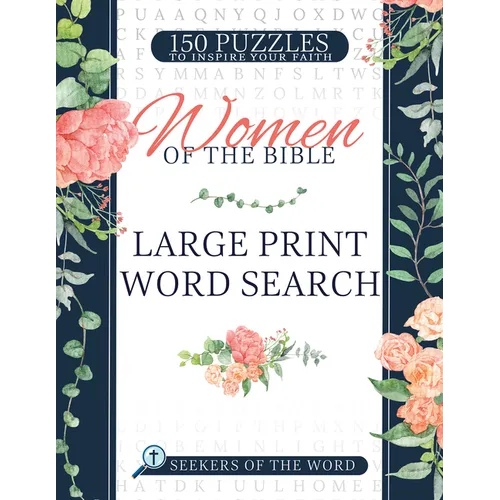 Women of the Bible: Large Print Word Search