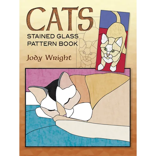 Cats Stained Glass Pattern Book