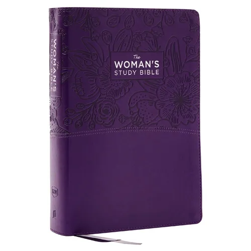 Kjv, the Woman's Study Bible, Purple Leathersoft, Red Letter, Full-Color Edition, Comfort Print (Thumb Indexed): Receiving God's Truth for Balance, Ho