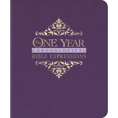 The One Year Chronological Bible Expressions NLT (Leatherlike, Imperial Purple)