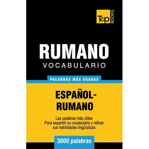 Vocabulario español-rumano - 3000 palabras más usadas