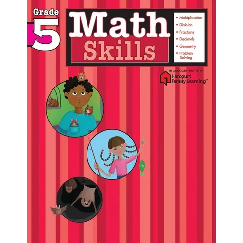 Math Skills: Grade 5 (Flash Kids Harcourt Family Learning)