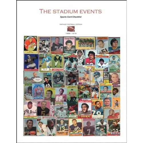 The Stadium Events Sports Card Checklist - Vintage Football Edition