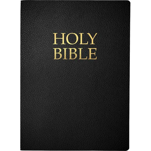 Kjver Holy Bible, Large Print, Black Bonded Leather, Thumb Index: (King James Version Easy Read, Red Letter)