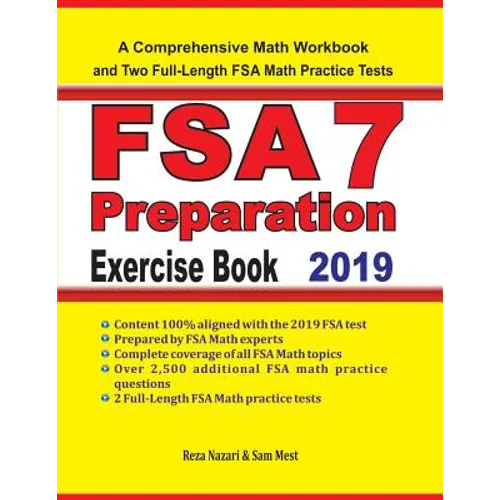 FSA 7 Math Preparation Exercise Book: A Comprehensive Math Workbook and Two Full-Length FSA 7 Math Practice Tests