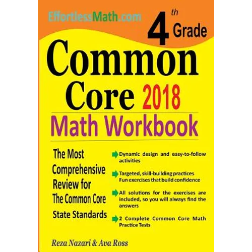 4th Grade Common Core Math Workbook: The Most Comprehensive Review for The Common Core State Standards
