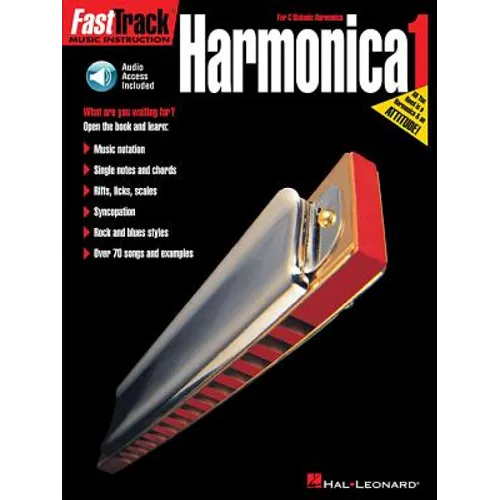 Fasttrack Harmonica Method - Book 1 Book/Online Audio [With CD]