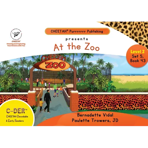 C-DER (Cheetah decodable & early readers) Set 5, book 43, At the Zoo