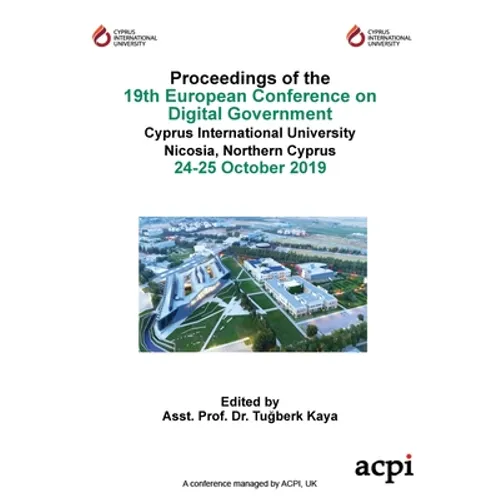 ECDG19 - Proceedings of the 19th European Conference on Digital Government